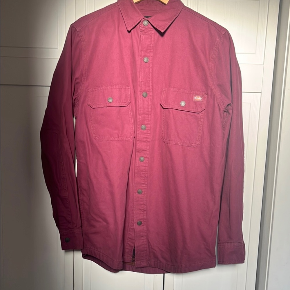 Levi's Burgundy Button-Up Shirt